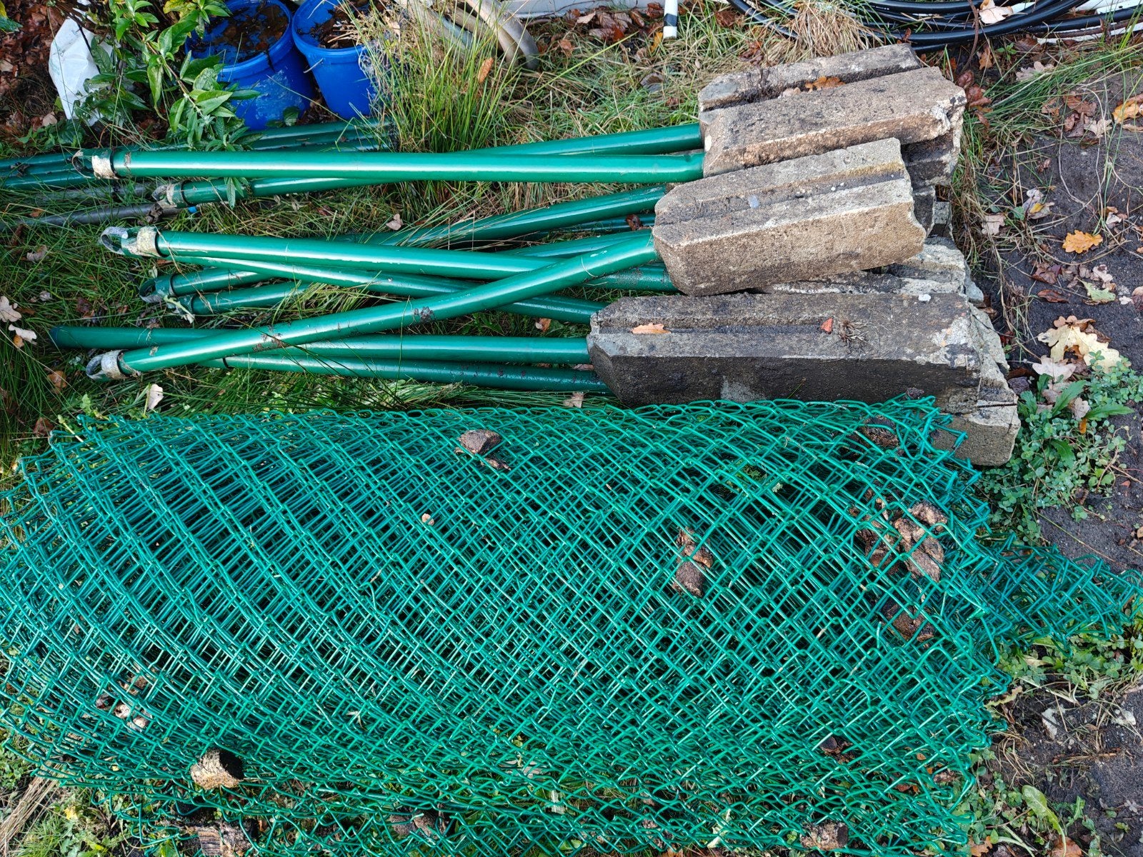 tuinafsluiting harmonica draad 24m lang 1,2m hoog, Tuin en Terras, Ophalen, Gebruikt, 20 meter of meer, Raster