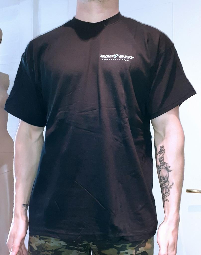 Zwarte T-Shirt heren Body & Fit S-M, Kleding | Heren, T-shirts, Nieuw, Maat 46 (S) of kleiner, Zwart, Ophalen of Verzenden