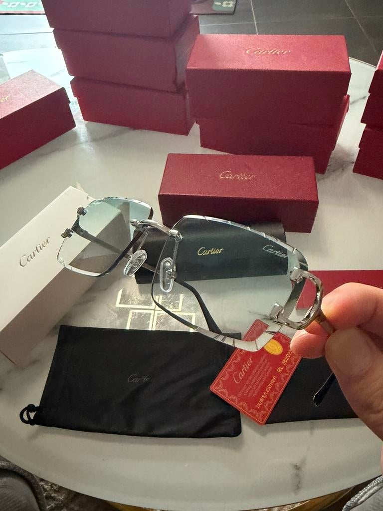 Cartier bril, Handtassen en Accessoires, Zonnebrillen en Brillen | Heren, Ophalen of Verzenden, Zo goed als nieuw, Bril