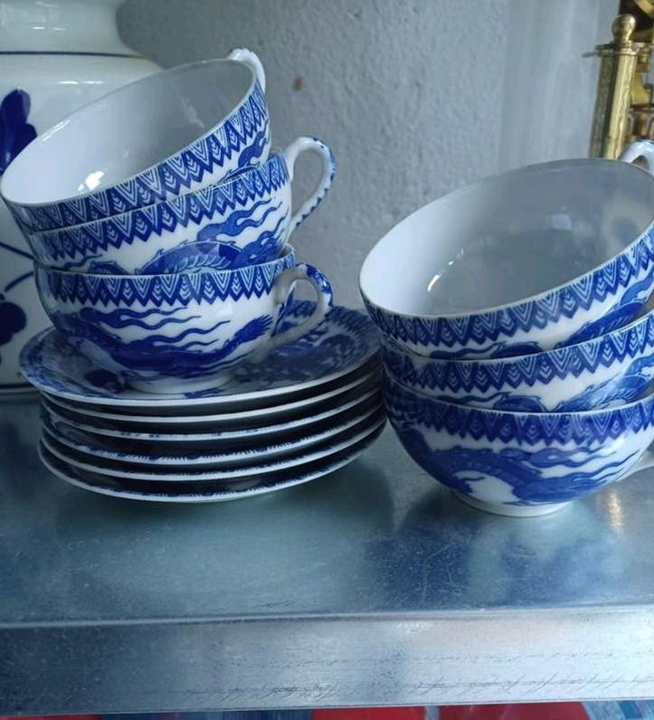 Vintage chinese kopjes en schotels, Ophalen
