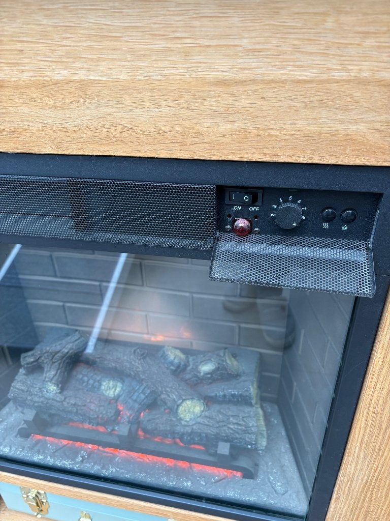 Elektrisch haardvuur, Huis en Inrichting, Haarden, Ophalen, Gebruikt, Vrijstaande haard, Elektrische haard