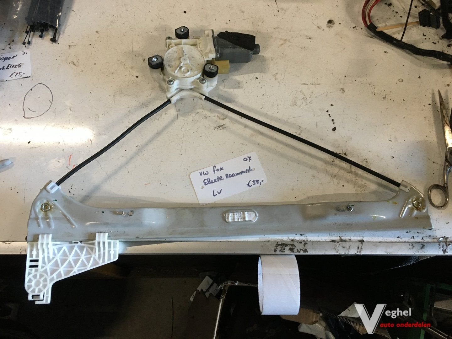 Vw Fox 2007  Elektr Raammechanisme Linksvoor, Auto-onderdelen, Gebruikt, -, -, Ophalen of Verzenden