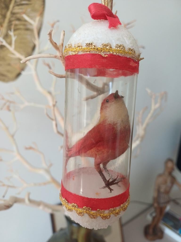 Oude diorama kerstbal, Diversen, Ophalen of Verzenden