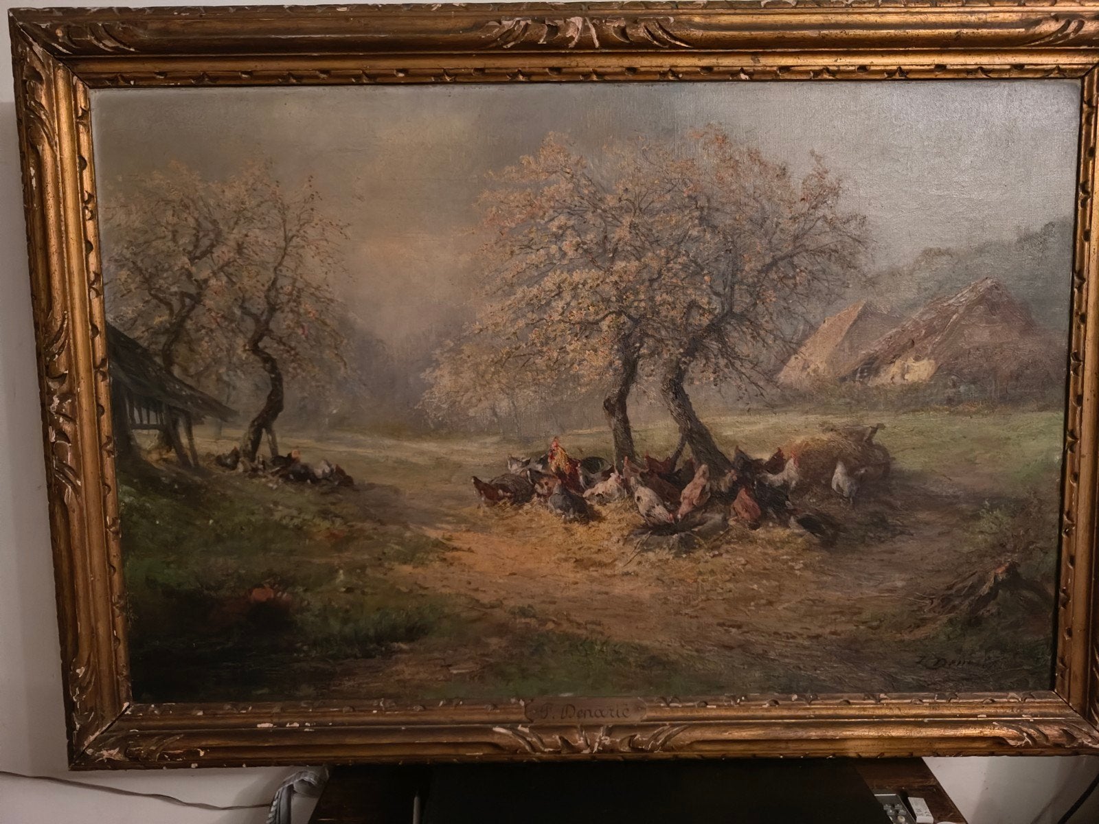 schilderij van p.denarie, Enlèvement