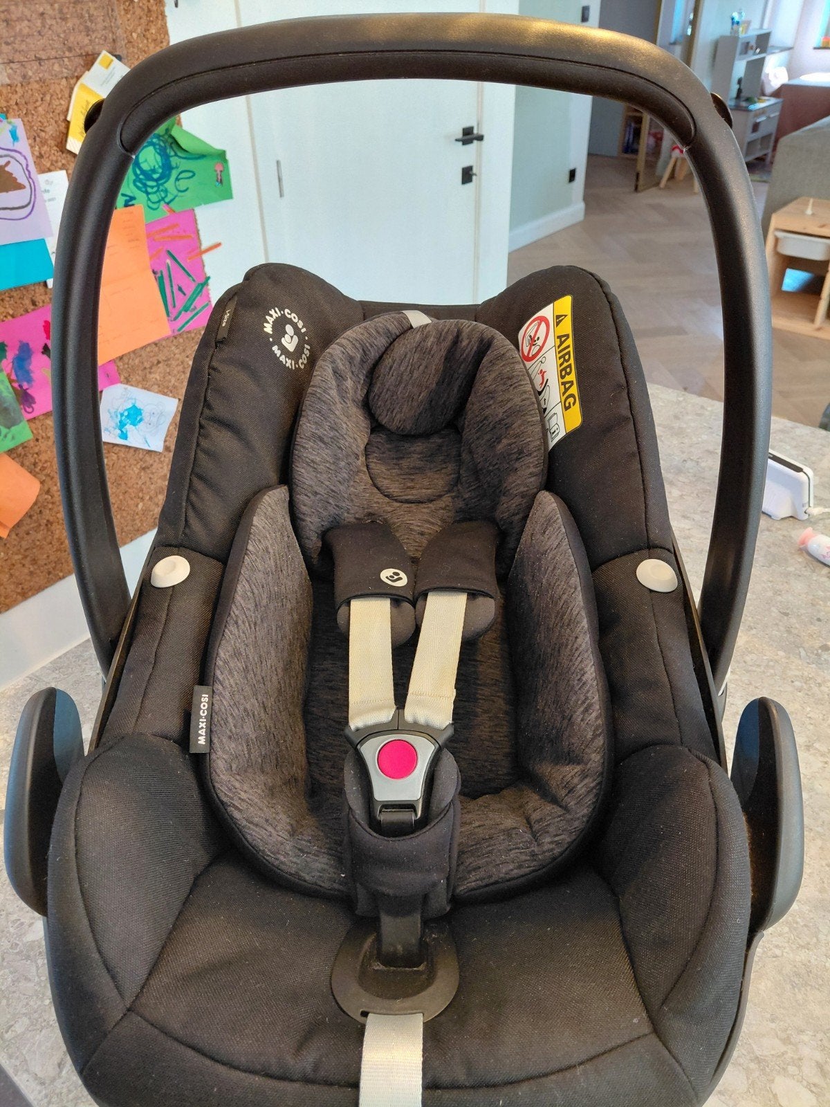 maxi cosi pebble pro i-size, Kinderen en Baby's, Autostoeltjes, Ophalen, Autogordel of Isofix, Gebruikt, Zijbescherming