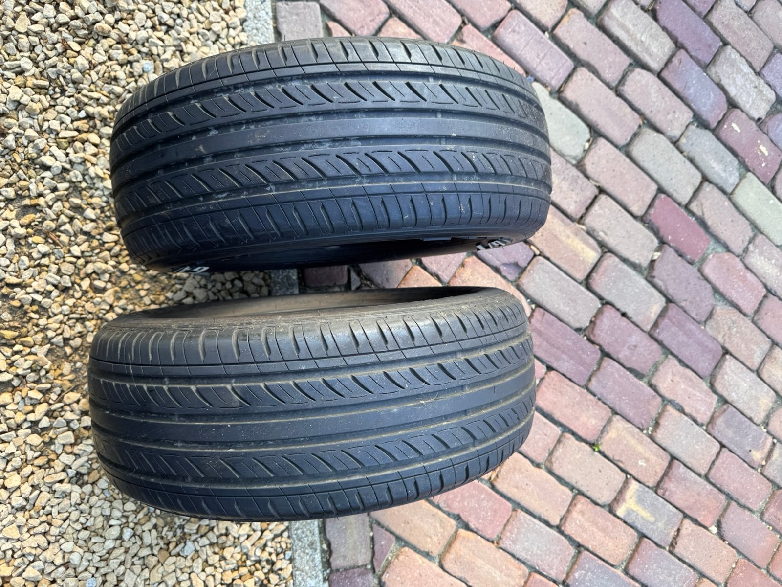 2x Galaxy vitour banden met witte letters, Auto-onderdelen, Ophalen, Band(en)