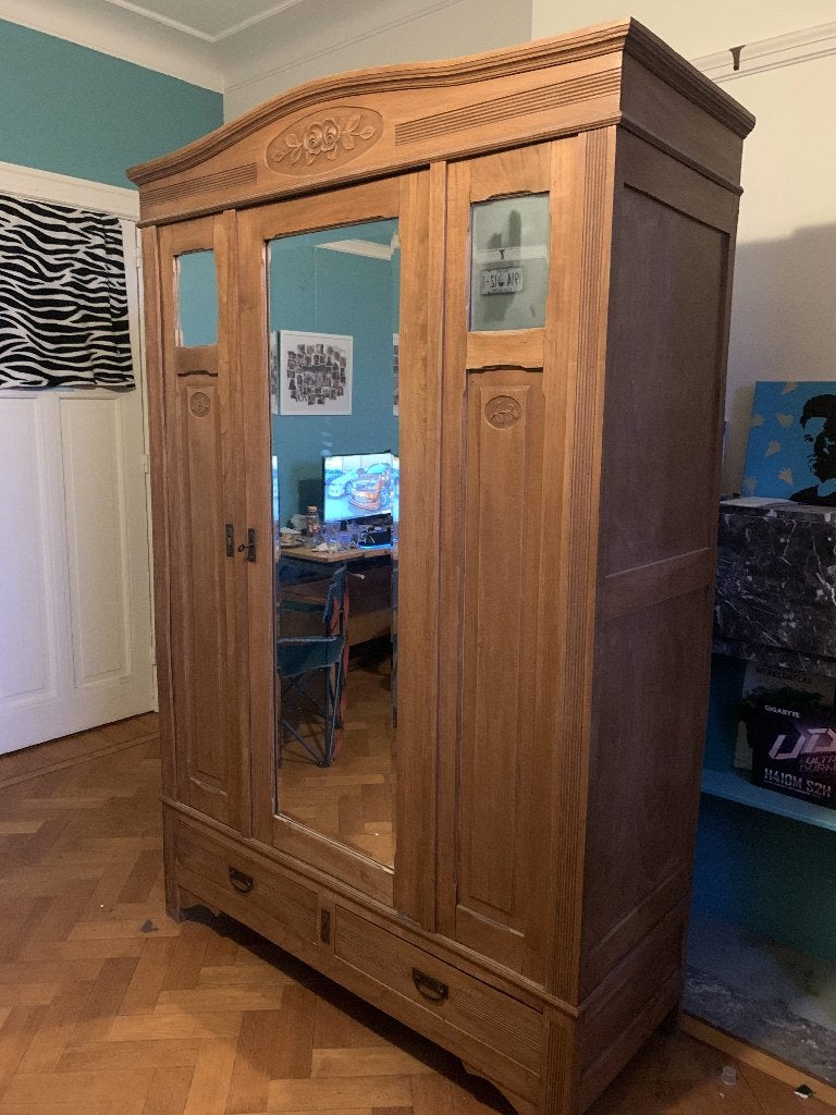 Armoire, penderie, miroirs art déco, Enlèvement