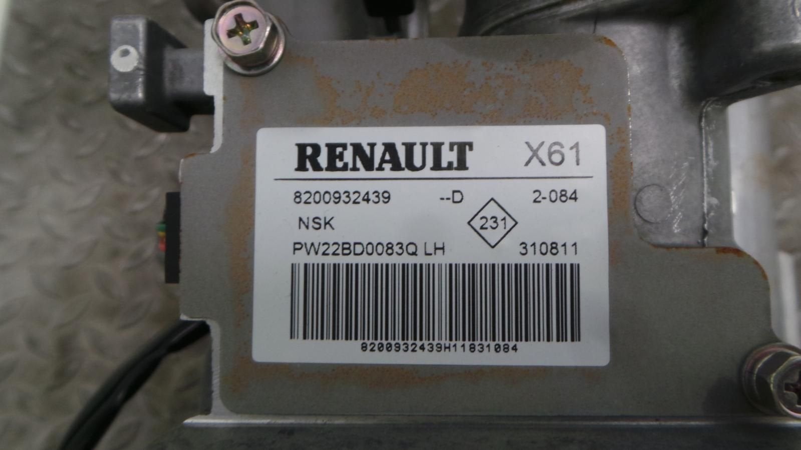 RENAULT KANGOO STUURKOLOM 2012, Auto-onderdelen, Ophalen of Verzenden, Gebruikt, Stiba lid