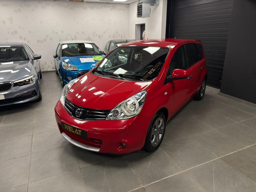 NISSAN NOTE 1.4 BENZINE 2011/TOP STAAT, Auto's, Nissan, Bluetooth, Euro 5, 139 g/km, Zwart