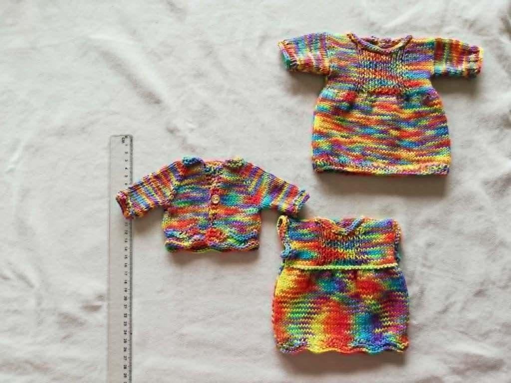 Poppenkleertjes, in zomers katoen, nieuw, Ophalen of Verzenden, Nieuw, Breien, Naald