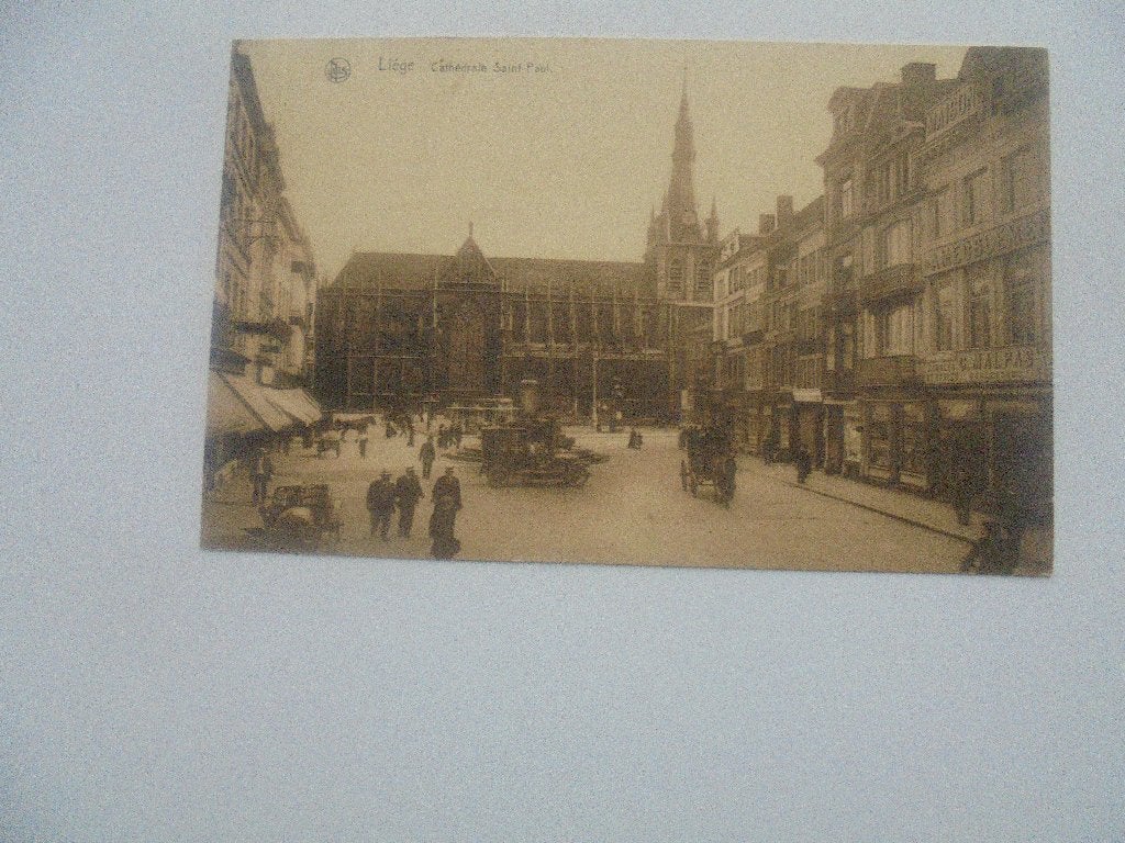 liége -cathedrale saint-paul, Verzenden, Voor 1920, Gelopen, Luik