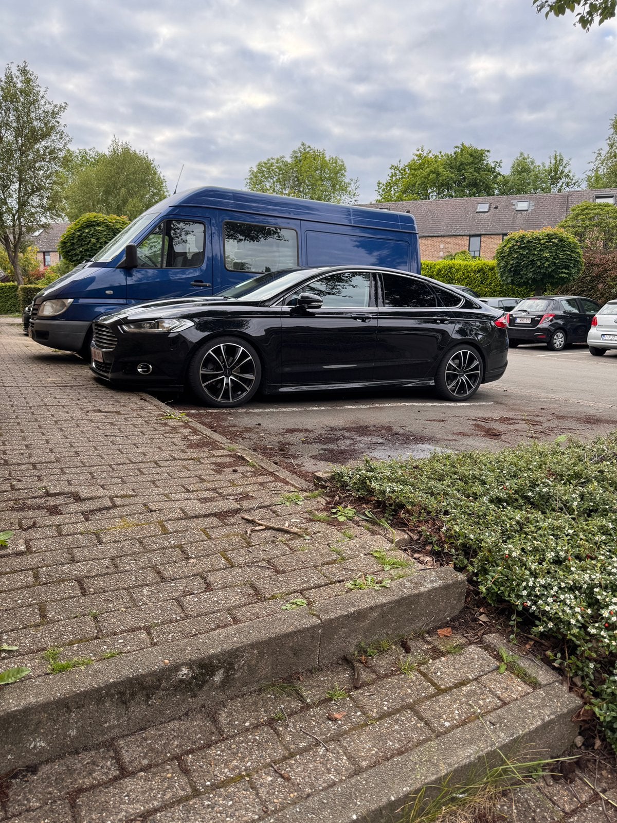Ford mondeo 2.0 ecoboost 203 ch business edition st line, Auto's, Automaat, Mondeo, Zwart, Leder