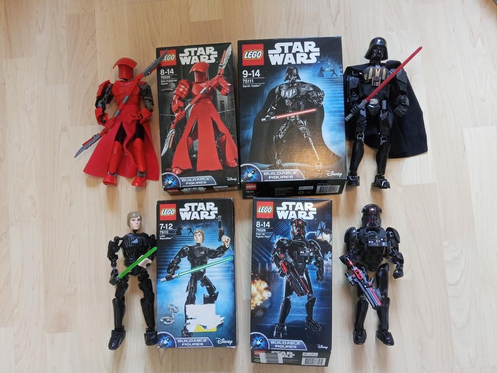 Lot LEGO Star Wars Buildable Figures, Verzamelen, Star Wars, Zo goed als nieuw, Actiefiguurtje, Ophalen