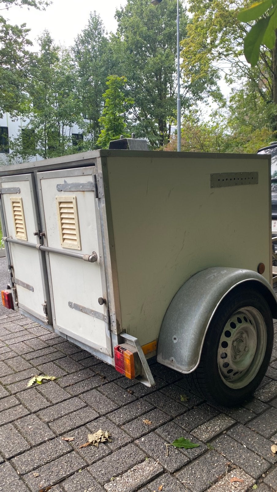 Gesloten aanhangwagen - Zeer goede staat, Ophalen, Zo goed als nieuw
