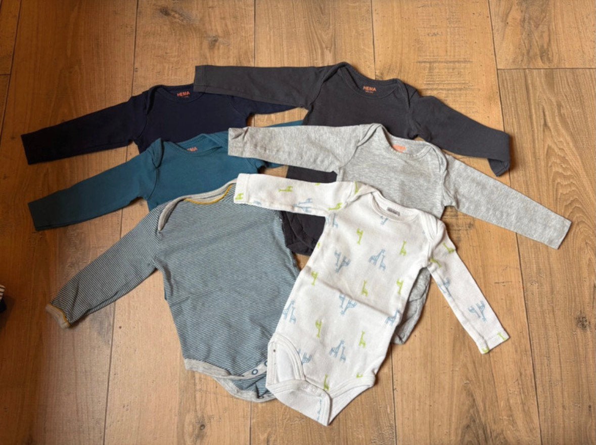 Body à manches longues (taille 50/56), Enfants & Bébés, Enlèvement ou Envoi, Comme neuf, Taille 50