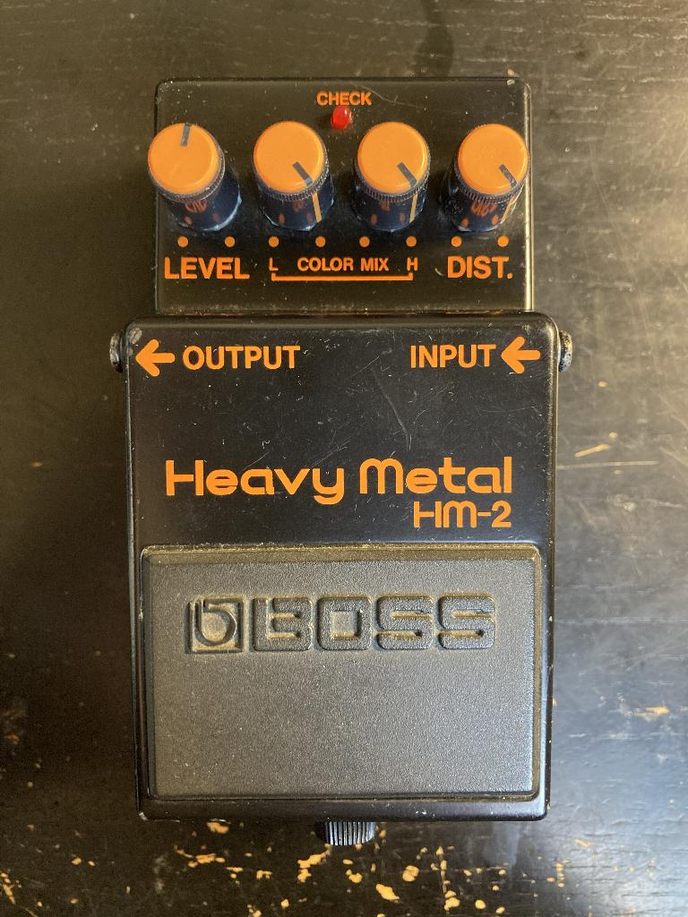 Boss HM-2 Heavy Metal MIT, Enlèvement ou Envoi, Utilisé, Distortion, Overdrive ou Fuzz