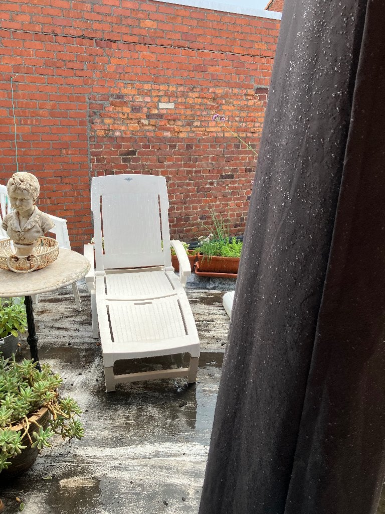 Tuin ligzetel merk aquarius, Tuin en Terras, Ophalen, Zo goed als nieuw, Kunststof, Verstelbaar