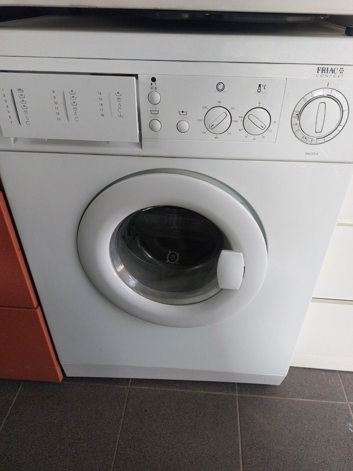 wasmachine Friac, Enlèvement