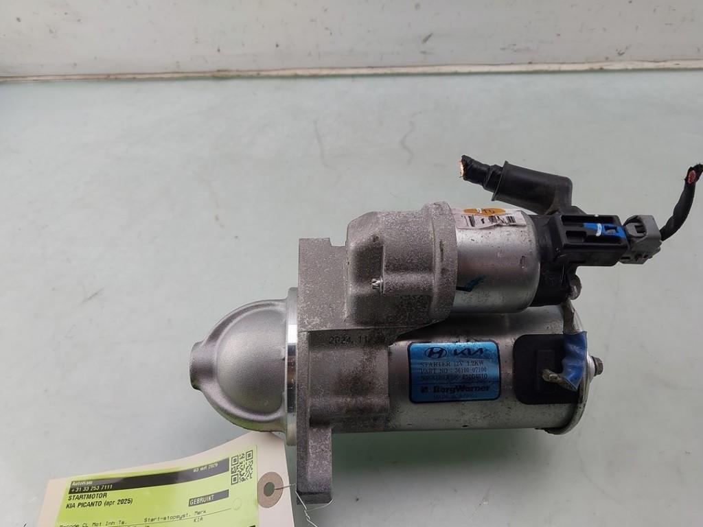 STARTMOTOR Kia Picanto (JA) (01-2017/-) (|3610007100|), Auto-onderdelen, Motor en Toebehoren, Kia, Gebruikt