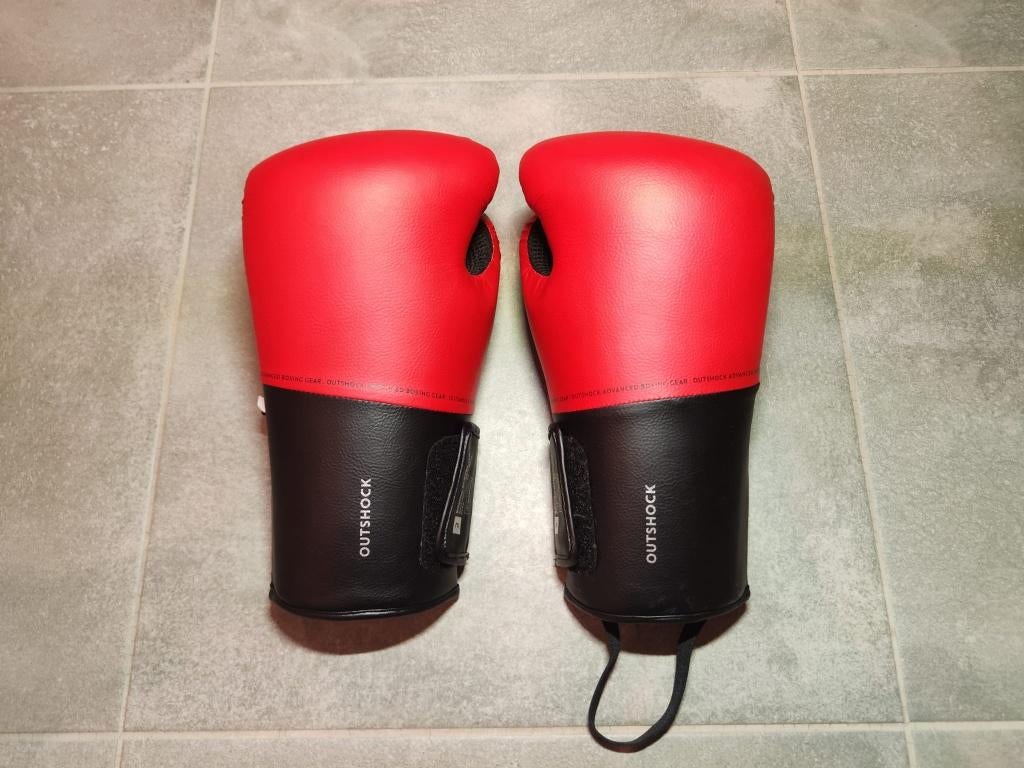 Outshock bokshandschoenen 12oz - ZO GOED ALS NIEUW!, Enlèvement, Comme neuf, Gants de boxe