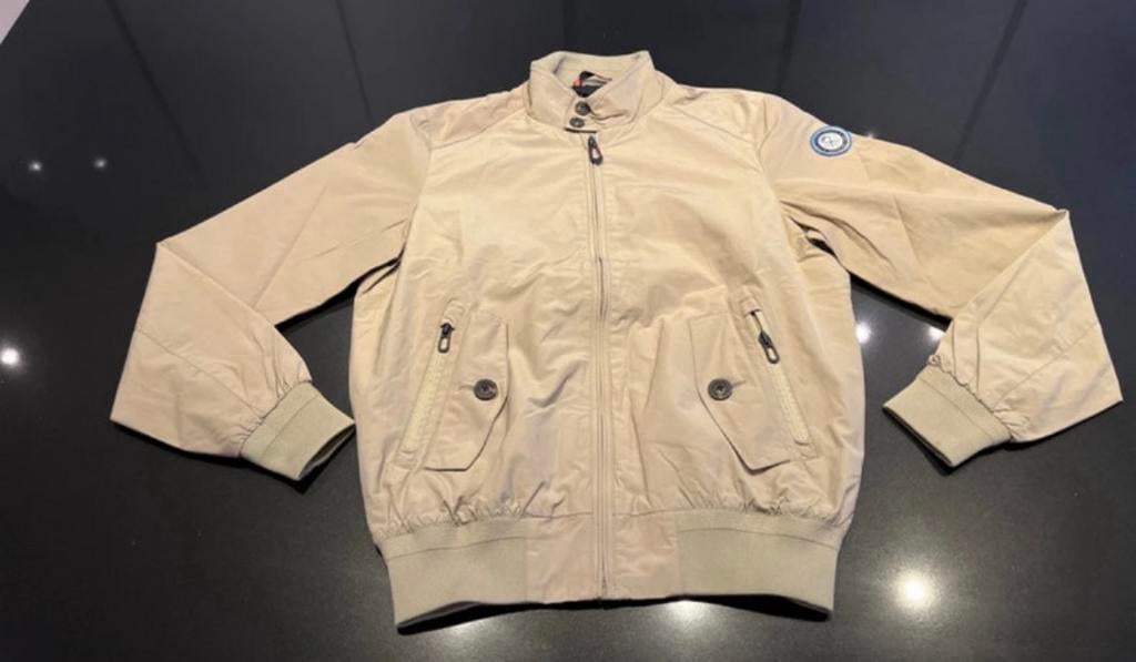 New Zealand Auckland: jas mid-season, kleur beige, nieuw, Ophalen of Verzenden, Zo goed als nieuw, Beige