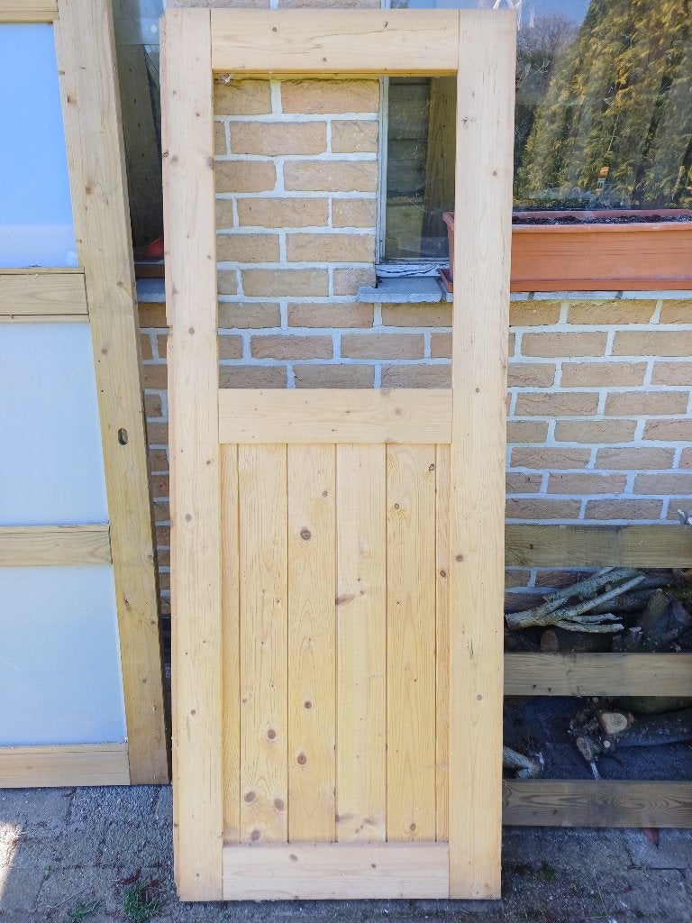 Deur voor tuinhuis, tuinberging, ..., Enlèvement, Neuf, Bois, Abri de jardin