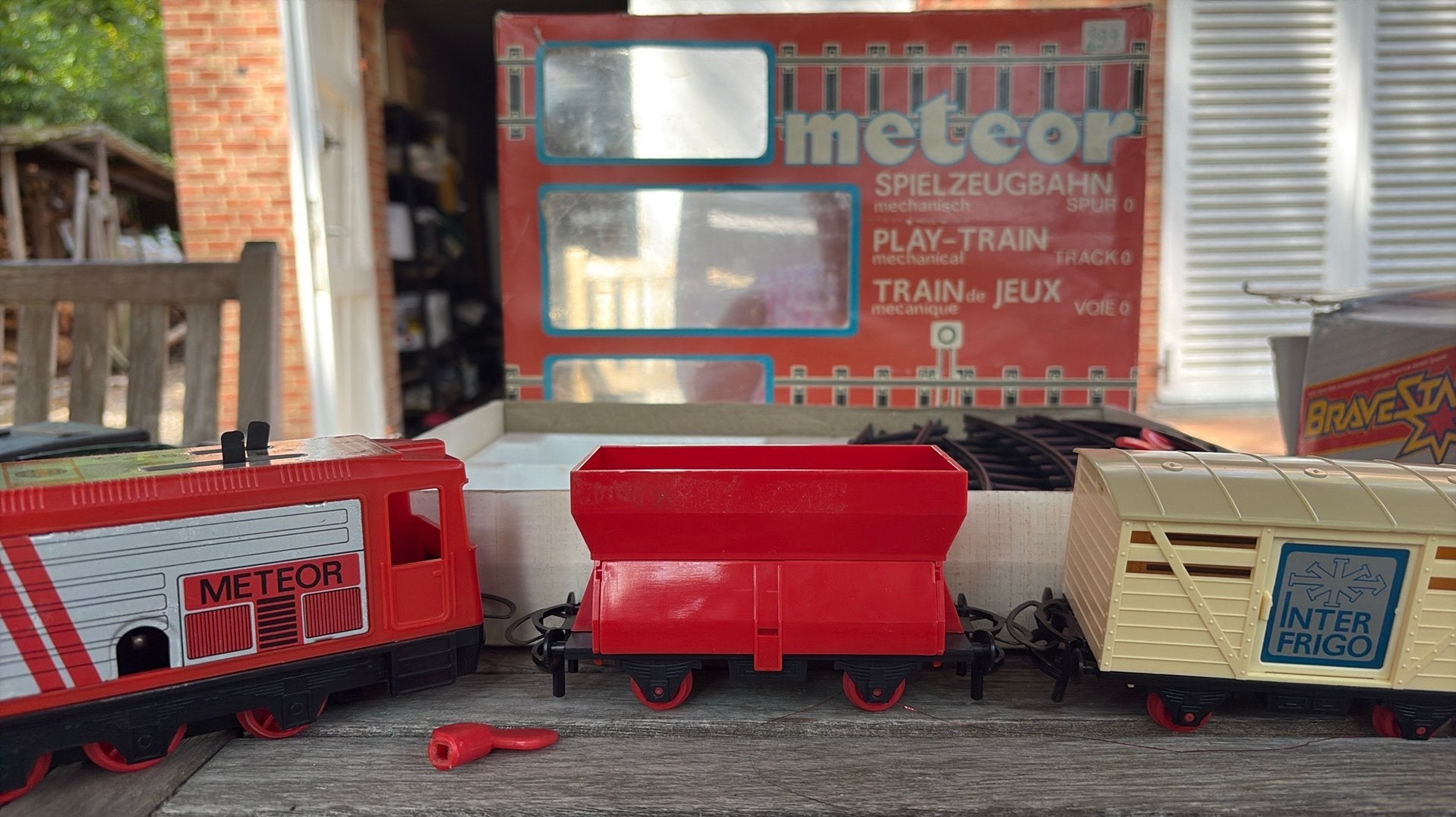 Vintage Meteor Speelgoedtrein Spur, Hobby en Vrije tijd, Modeltreinen | Overige schalen, Zo goed als nieuw, Ophalen