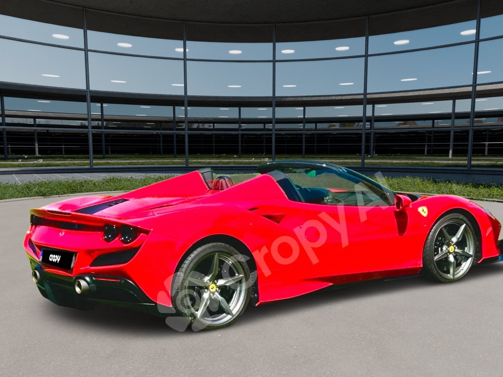 FERRARI F8 SPIDER... 9000 km  4/2022, Rouge, Achat, Euro 6, Noir