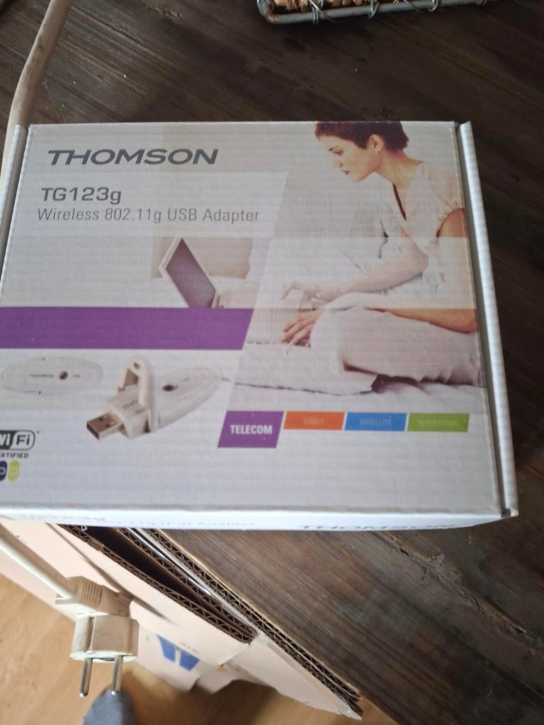 Thomson wirless usb adapter nooit gebruikt, Ophalen