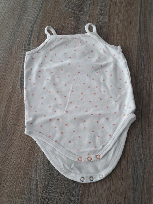Hema mouwloze body met roze bolletjes 86/92, Kinderen en Baby's, Babykleding | Maat 86, Nacht- of Onderkleding, Meisje, Ophalen of Verzenden