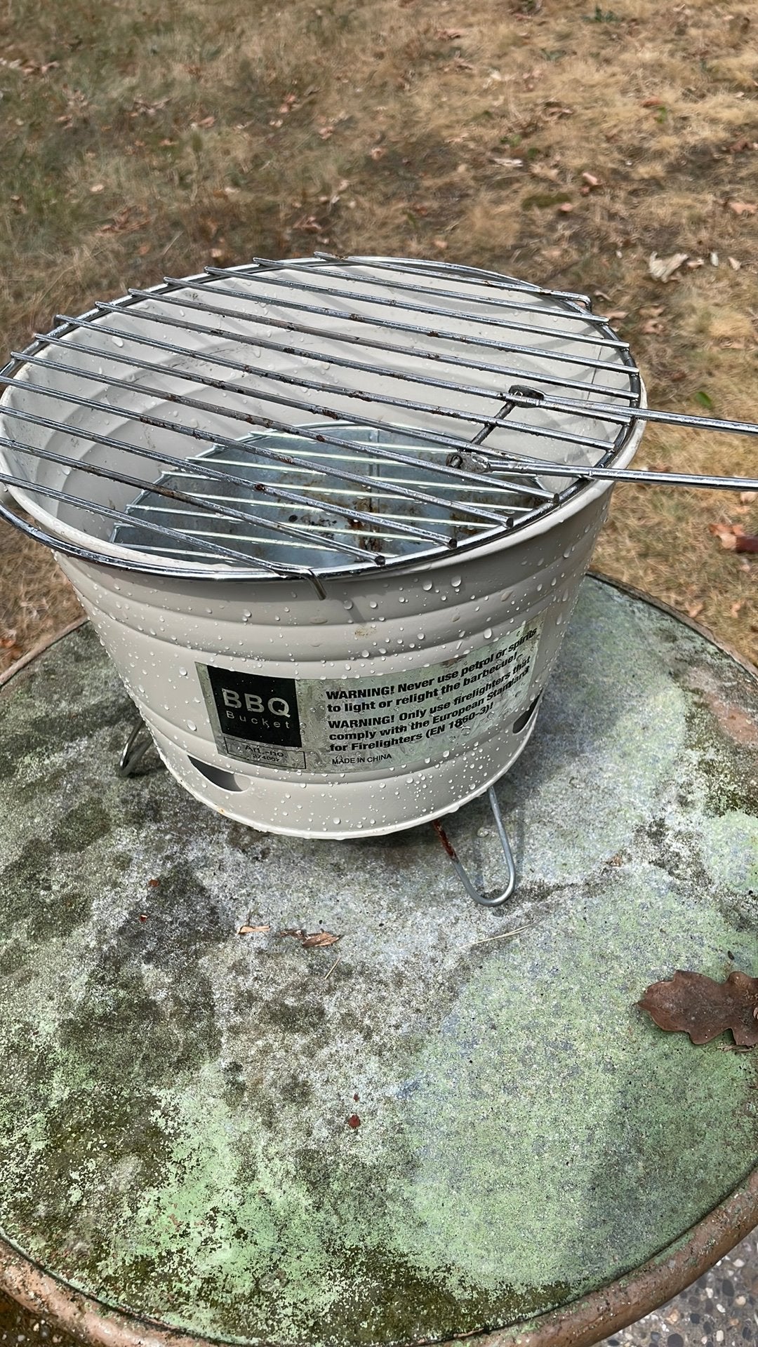 Barbeque emmer, Tuin en Terras, Ophalen, Zo goed als nieuw