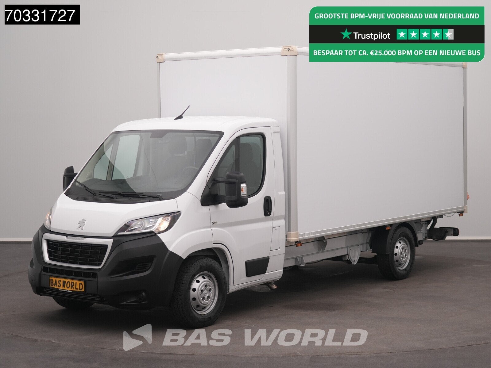 Peugeot Boxer 165PK Laadklep Bakwagen Airco Cruise Camera St, Auto's, Bestelwagens en Lichte vracht, Stof, Gebruikt, 4 cilinders
