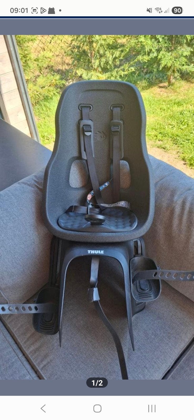 Thule yepp nexxt 2 maxi fietsstoel, Fietsen en Brommers, Fietsaccessoires | Fietsstoeltjes, Ophalen
