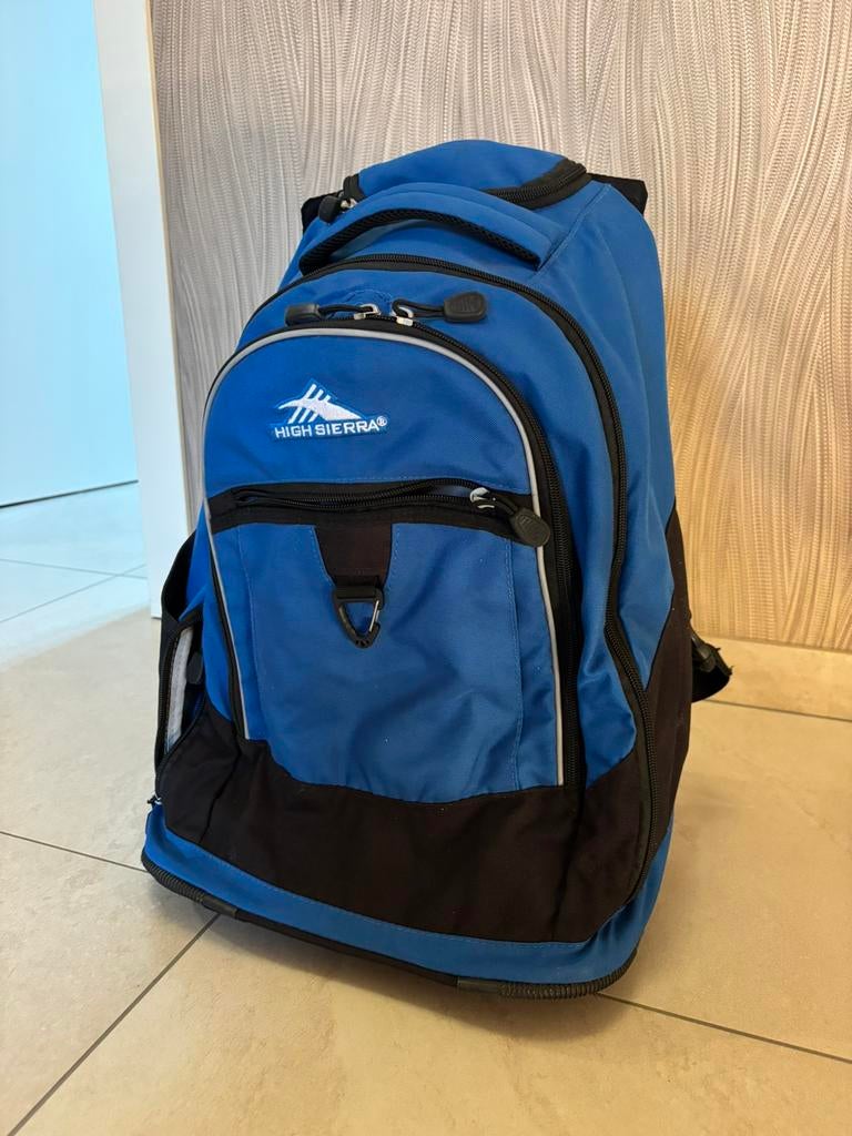 High Sierra Chaser Trolley-Rugzak – Blauw/Zwart, Ophalen of Verzenden, Nieuw, Blauw, Rugtas