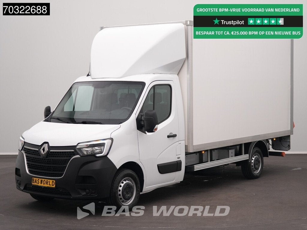 Renault Master 145PK Laadklep Bakwagen LED Navi Airco Cruise, Auto's, Stof, Gebruikt, Renault, Bedrijf