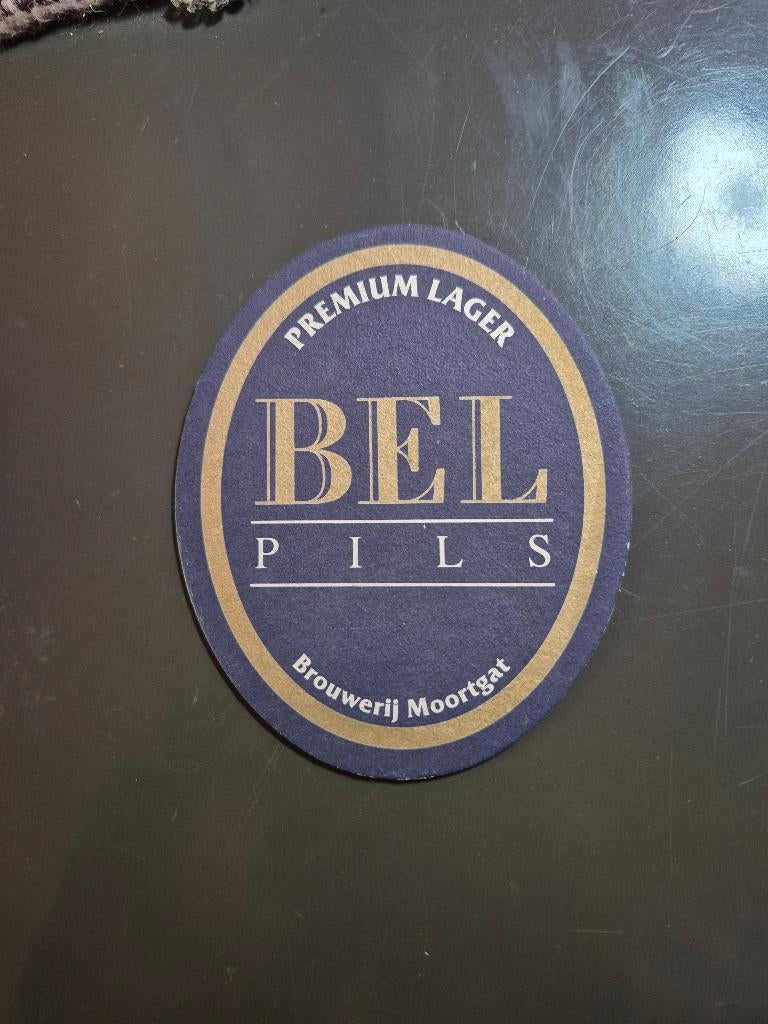 Sous bock Bel Pils (modèle 2), Verzamelen, Ophalen of Verzenden, Gebruikt, Viltje(s), Overige merken