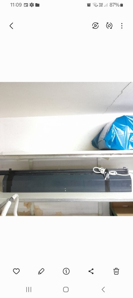 Voorzetrol, Doe-het-zelf en Bouw, Ophalen, 100 tot 150 cm, Zo goed als nieuw, Elektrische bediening