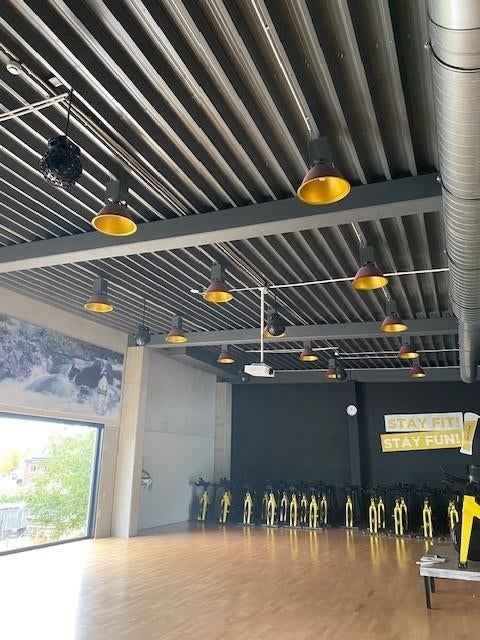 industriele lampen, Huis en Inrichting, Lampen | Hanglampen, Gebruikt, Ophalen