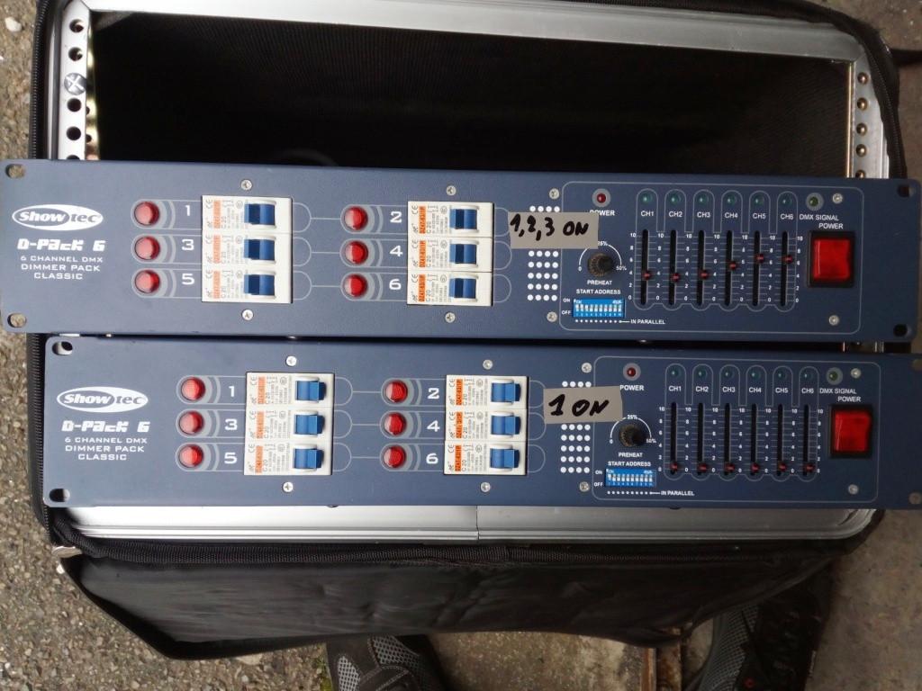 2 X  dimmer showtec, Enlèvement, Comme neuf, Lumières
