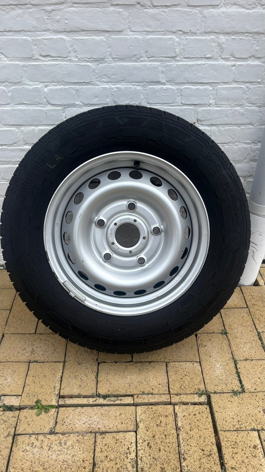 4 jantes Ford Transit Custom 16 pouces d'origine + pneus, Autos : Pièces & Accessoires, 16 pouces, Véhicule utilitaire, Enlèvement