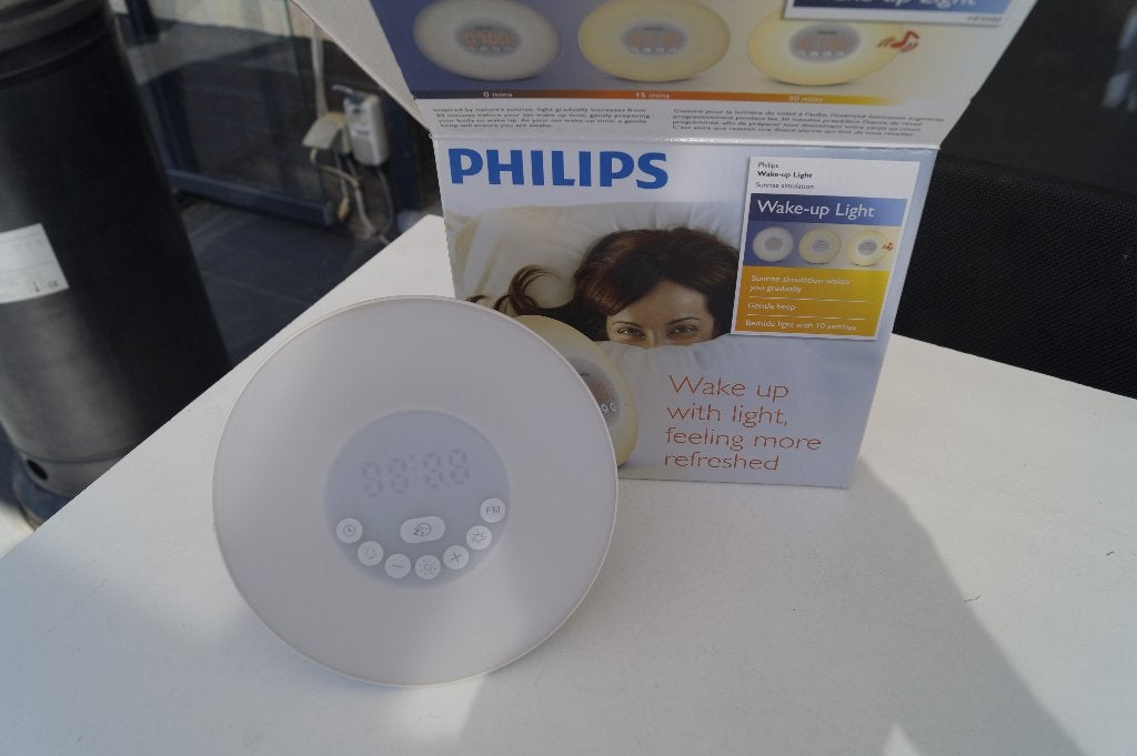 wekker phlips, Ophalen, Zo goed als nieuw, Digitaal