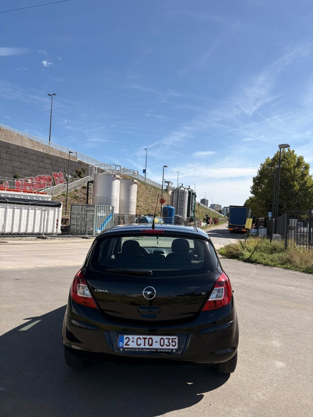 Opel corsa D (5-deurs hatchback)., Auto's, Euro 5, Stof, Zwart, Zwart