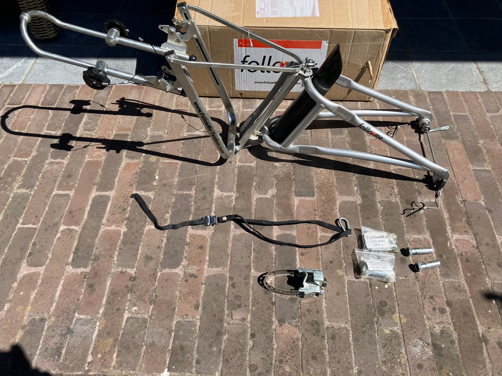 FollowMe fietstandem, Ophalen, Gebruikt, Aanhangfiets, Opvouwbaar