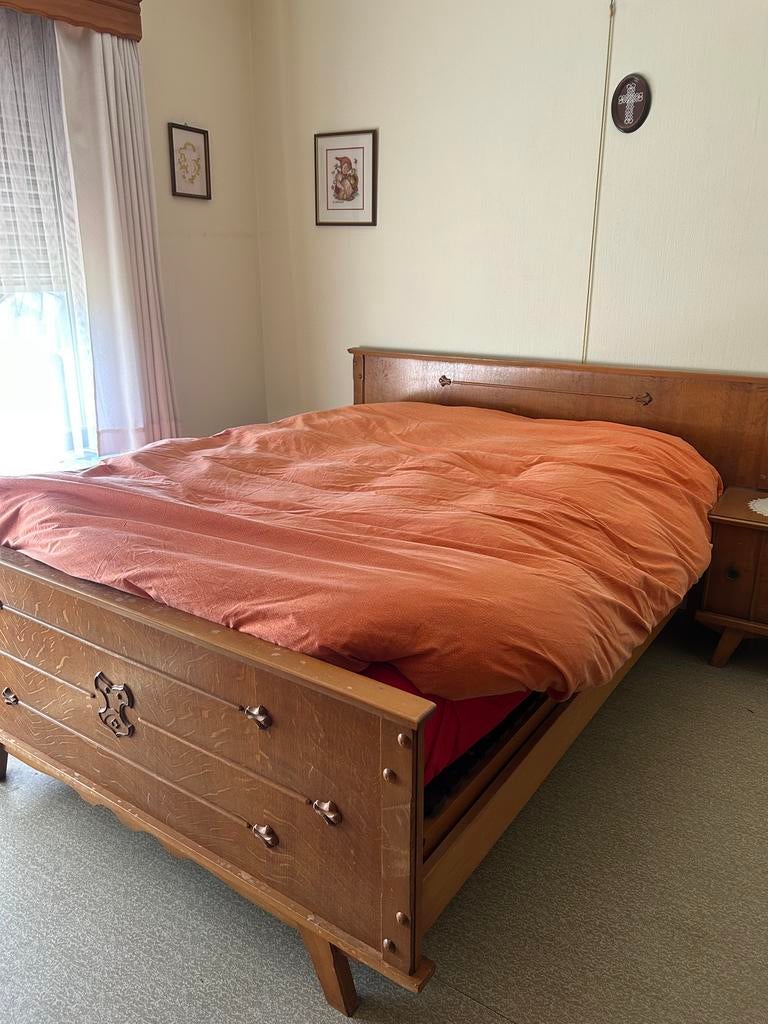 Tweepersoonsbed, Huis en Inrichting, Ophalen, Gebruikt