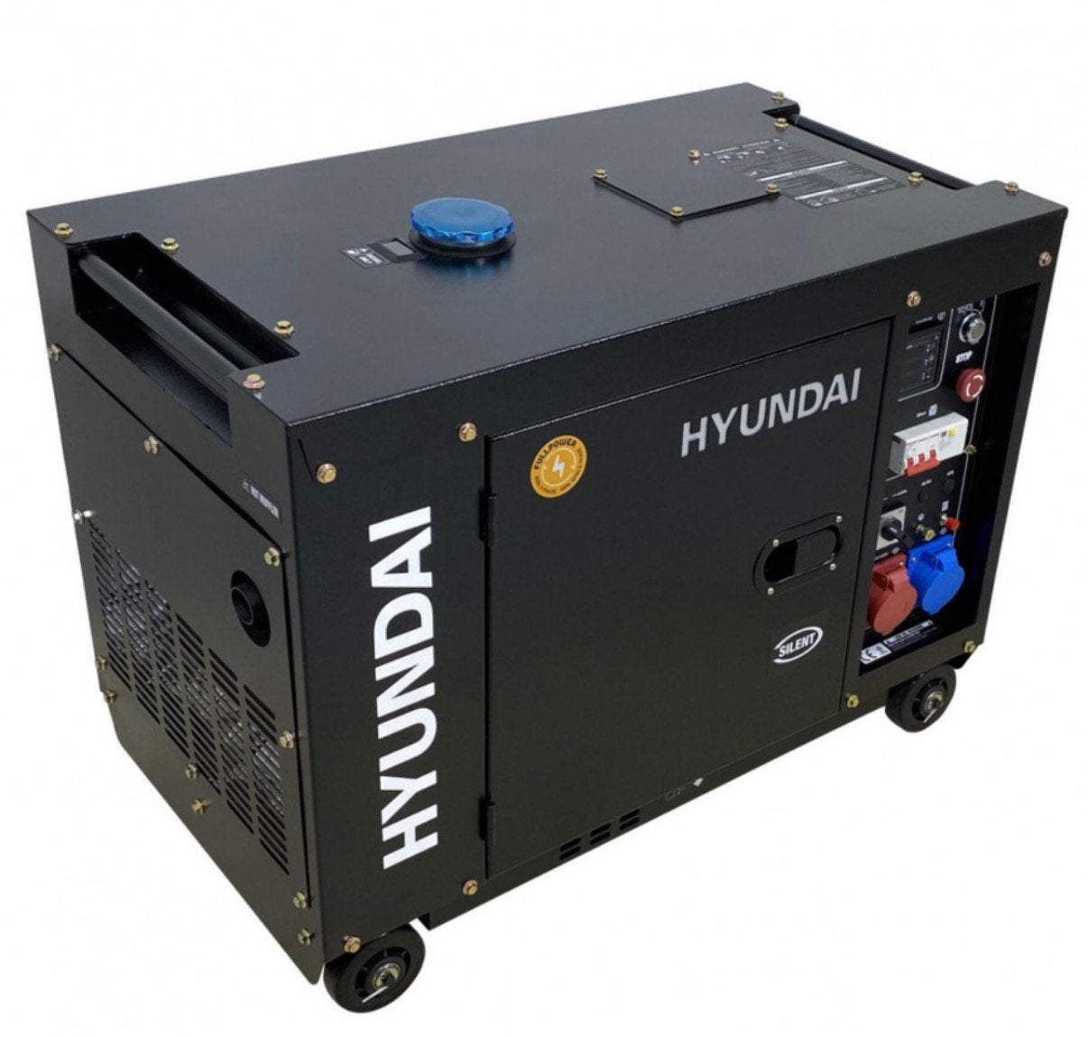 HYUNDAI HDG96 HEAVY DUTY DIESEL GENERATOR, Doe-het-zelf en Bouw, Aggregaten, Ophalen, Dieselolie, Geluidgedempt, Nieuw