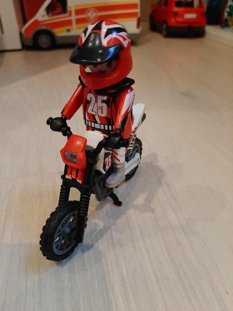 Playmobil moto, Kinderen en Baby's, Speelgoed | Playmobil, Ophalen of Verzenden, Gebruikt, Complete set