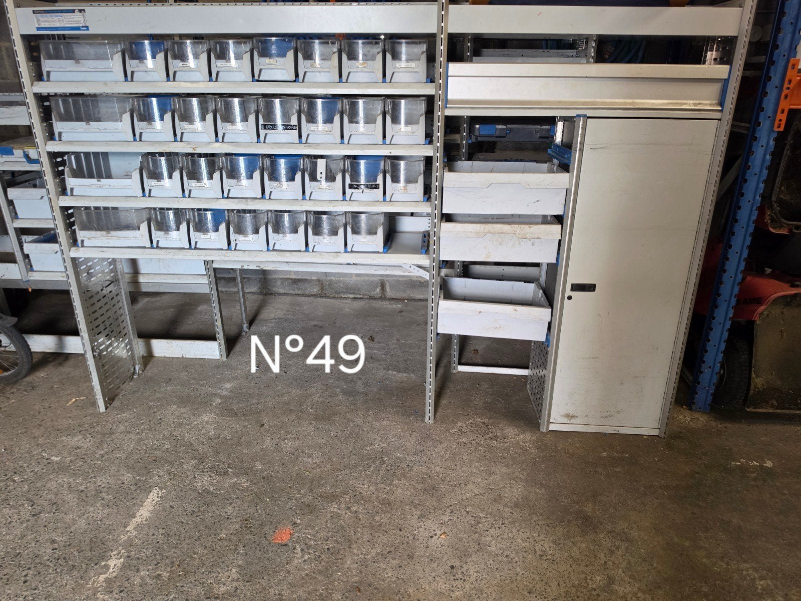 Sortimo Globelyst camionette inrichting–rekken/laden/planken, Ophalen, Gebruikt