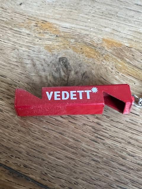 Vedett opener sleutelhanger, Verzamelen, Biermerken, Ophalen of Verzenden, Nieuw, Flesopener, Overige merken