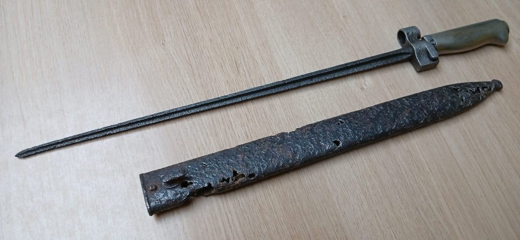 Artefacts Fr et Deutch (impacté)WW1, Enlèvement ou Envoi, Armée de terre, Couteau ou Poignard