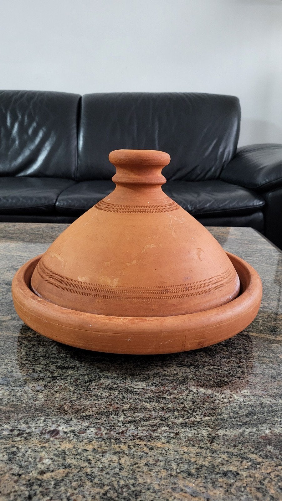 Grote terracotta tajin pot, Huis en Inrichting, Ophalen of Verzenden